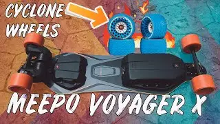 Meepo Voyager X + Cyclone Wheels - Real World Riding Impressions | Boosted Board on Steroids...