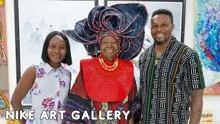 Nigeria Tour Vlog: We Visited The Largest Art Gallery In West Africa.....Nike Art Gallery.