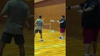Fun pickleball point in Osaka, Japan 🇯🇵 #pickleball #pickleballislife #sports #大阪 #amazing #fun