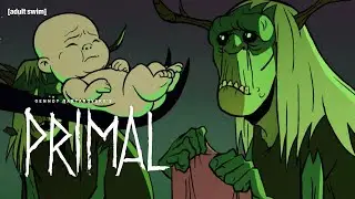 Bruxas sacrificam um homem das cavernas | Primal | Adult Swim Brasil