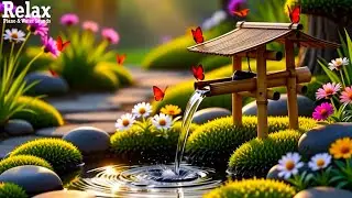 Relaxing Music Piano With Water Sound For Deep Sleep Depression & Calm Anxiety With Relieves Stress.