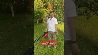 Как завести воздуходувку. 1-й Запуск #SURUI #EB300 #воздуходувка #shorts