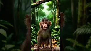 Monkey Meets the Chicken Again 🐒🐔 | Unexpected Farm Moment