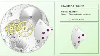 Demontage und Montage des Kalibers ETA 6497-1 und 6497-2