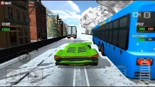 Racing in Highway Car 