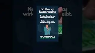 Brutto vs. Nettorendite #finanzentipps #geldsparen #investieren