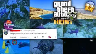 BONGKAR Rahasia Misteri BAWAH LAUT di Pulau Cayo Perico GTA 5 NO HOAX - Telur Alien, Meteor, Purba