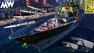 ROKS Jeongjo - Spam SR-5 then 4x Hycore just insane 120k burst - Modern Warships