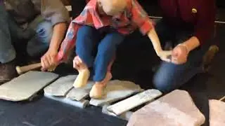 Percussion puppet players