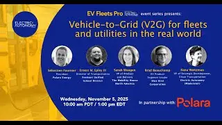 Vehicle to Grid V2G for fleets and utilities in the real world