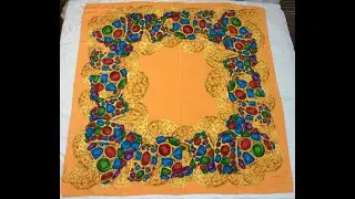 Authentic CHANEL Jewelry 100% SILK SCARF