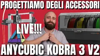 Progetto accessori per la Kobra 3 v2 con fusion 360, essiccazione, contenitore silica, igrometro.