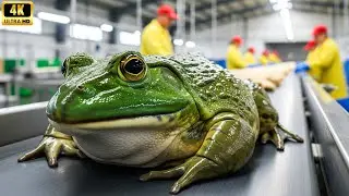 Inside the Frog Leather Factory-How Exotic Skins Become Luxury Items (Full Process) Million Dollar??