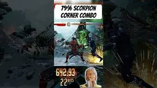 Scorpion 79% DAMAGE Combo 🔥🦂 #mk1 #mortalkombat1 #scorpion