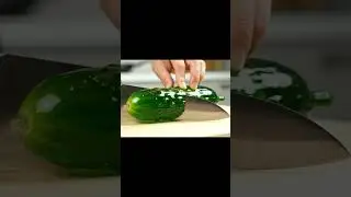 🥒 Cutting a Glass Cucumber | Satisfying ASMR