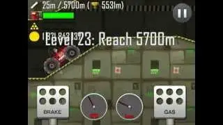 Hill Climb Racing Full Upgrade Big Finger on Nuclear Plant! HD