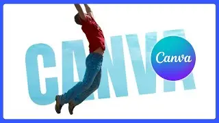 Как органично соединить текст с изображением в Canva