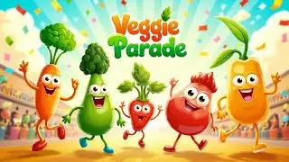 Veggie Parade Song for Kids | Fun Learning with Vegetables