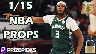 PRIZEPICKS NBA PICKS | THURSDAY 1/15/26 | NBA PLAYER PROPS PICKS | PRIZEPICKS NBA TODAY