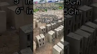 😳Blocks prices in Ghana🇬🇭 for building #ghana #building #construction #buildinginghana #airbnb