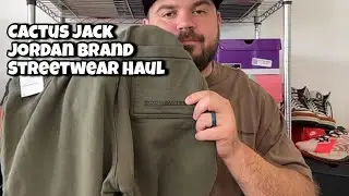 Travis Scott Jumpman Jack Jordan Brand Streetwear Haul! Cactus Jack Shirt and Joggers!
