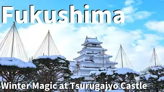 【Fukushima/Aizuwakamatsu】Walking at Tsurugajyo Castle（Snowy, Castle, Japanese Culture etc）
