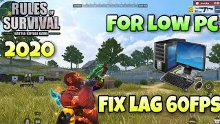🔧 Rules of Survival PC : Fix Lag l របៀបកែROSអោយស្រួលលេង 100% l Fix lag ros 60 FPS with any setup!