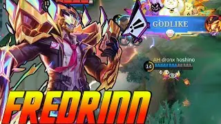 Fredrinn GODLIKE Perfect Gameplay - Top Global Fredrinn by dronx honshino - Mobile Legends 