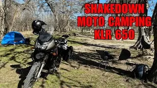 Moto Camping on my KLR 650