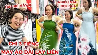 Không thể tin may áo dài lấy liền ở Sài Gòn chỉ 3 tiếng? Đẹp, rẻ, đa dạng mẫu lựa chọn| Trang LTP