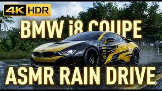 BMW i8 Coupe ASMR: Ultra Realistic Daytime Rain Drive | 4K HDR | NFS Heat