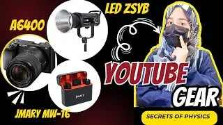 BEST YOUTUBE GEAR FOR BEGINNERS | LIGHT, CAMERA, MICROPHONE | SECRETS OF PHYSICS | RABIA BABER