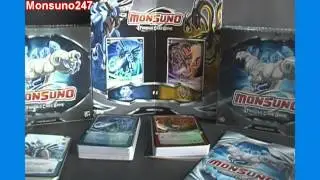 Opening a Monsuno Trading Card Game Starter Set Core-Tech vs Eklipse