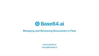 Managing & Reviewing Documents in Flow
