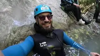 Canyoning Annecy Angon Canyon POV
