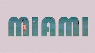 iMovie - Video inside text effect