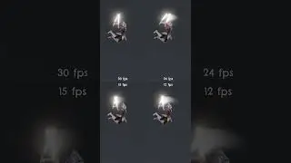 Can you notice the difference? FPS Comparison with Ashoka Tano | Animation