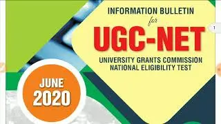 UGC-NTA NET June 2020 Notification Out