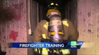 Firefighters train on abandoned homes in Suisun Valley