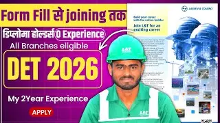 Lnt DET Recruitment 2026🔥 | L&T new vacancy 2026 | Shatru Talks 