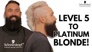 Transforming Dark Hair to Platinum Using BLONDME Lightener