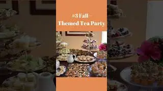 FUN FALL PARTY IDEAS #teaparty #teacocktails #fallpartyideas