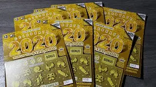 7X $3 CELEBRATE 2020 - GEORGIA LOTTERY SCRATCH OFF TICKETS