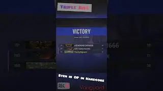 The Sten is overpowered in Hardcore Vanguard