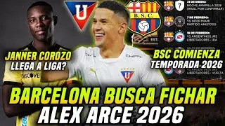 ALEX ARCE NUEVO DELANTERO BSC? JANNER COROZO LLEGA a LIGA? CALENDARIO BSC 2026