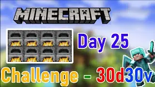 Minecraft Survival Series - BUILDING SUPER SMELTER - Day 25 of 30 - [30d30v challenge] - Definite007