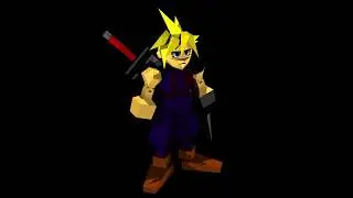 Cloud Strife 3D Model (In Honor of FFVII Remake)