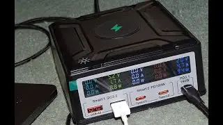 ASOMETECH 868D .  260W PD3.1 GaN зарядное устройство - мощная зарядная станция
