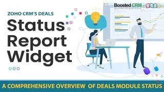 Zoho CRM's Status Report widget