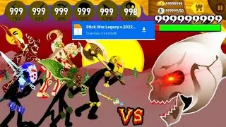 stick war legacy max apk 999 army⚡#4k  #gaming #gameplay